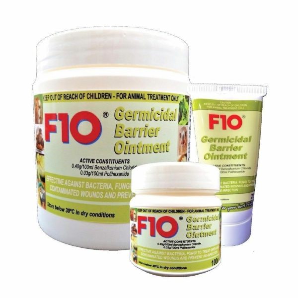 F10 Germicidal Barrier Ointment Cream for skin lesions, burns and open or contaminated wounds