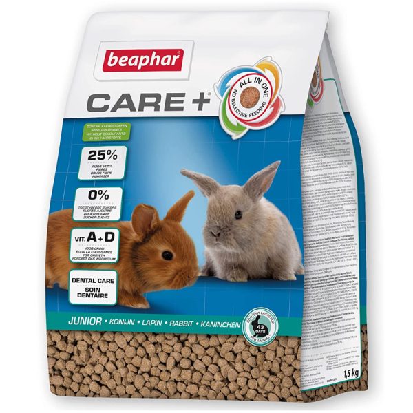 Beaphar Care+ Junior Rabbit - 250g, 1.5kg or 10kg