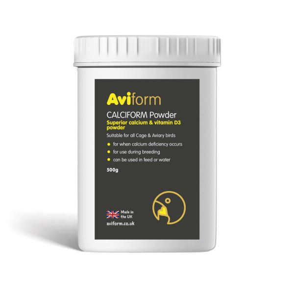 Aviform CALCIFORM Powder - Powdered Calcium for Cage & Aviary Birds