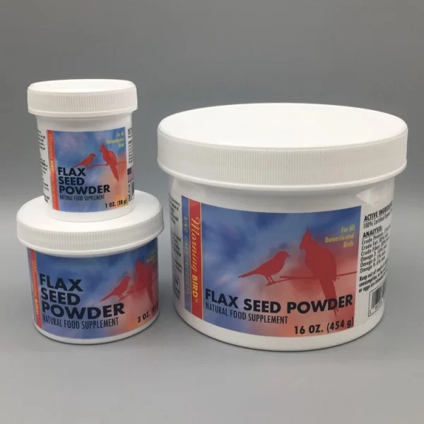 Morning Bird FLAX SEED POWDER - useful during the breeding and moulting seasons