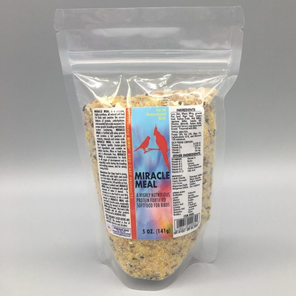 Morning Bird MIRACLE MEAL highly nutritious, all-natural soft food for birds