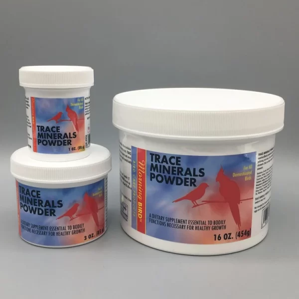 Morning Bird TRACE MINERALS POWDER - aids in the digestive process and serves as a catalyst for hormones, and essential bodily functions necessary overall for health and vitality